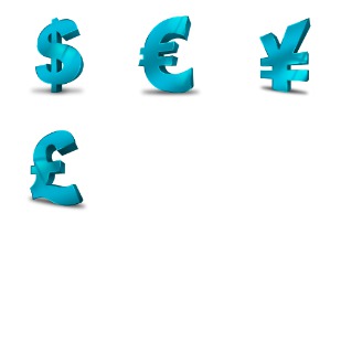 Currency Stock Set icon sets preview