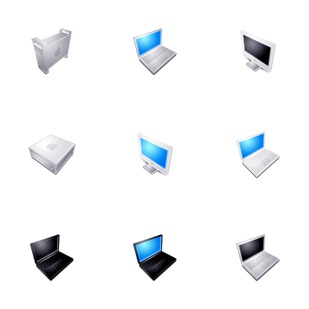 Blend Apple Hardware icon sets preview