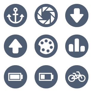 Beautiful Flat Mono Color icon sets preview