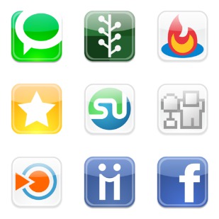 Web 2 icon sets preview