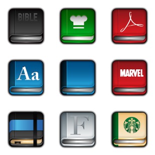 Rounded Square icon sets preview