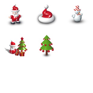 Xmas Dock icon sets preview