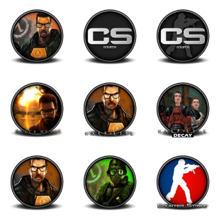 Half-Life 1 series pack icon sets preview