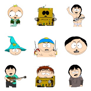 South Park icon sets preview