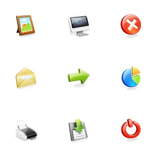 Web Application icon sets preview