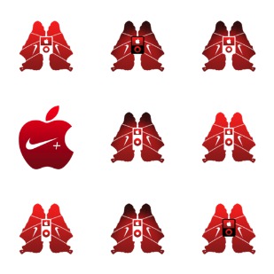 Nike & Apple icon sets preview