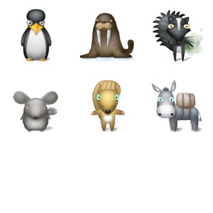 Animal icon sets preview