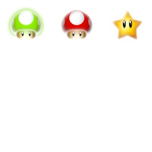 Mini Pack Super Mario Galaxy icon sets preview