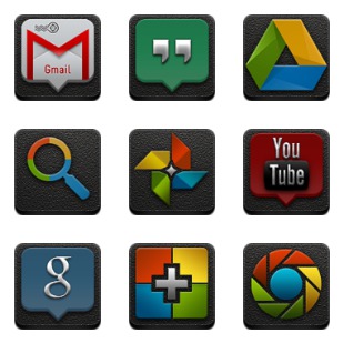 Jaku based Google icon sets preview