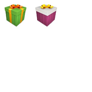 Christmas Gift icon sets preview