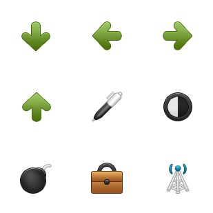 Onebit 1-3 icon sets preview