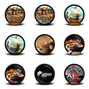 Mega Games Pack 31 icon sets preview