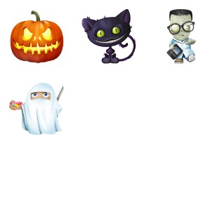 YOO Halloween icon sets preview