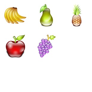 Delicious Fruits icon sets preview