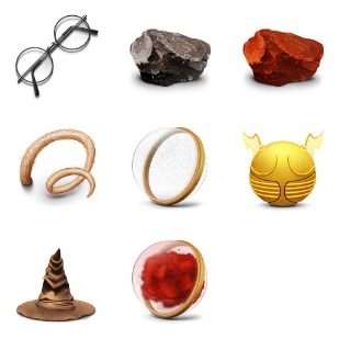 Harry Potter icon sets preview