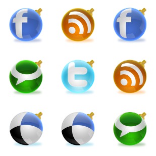 Shiny Social Ball icon sets preview