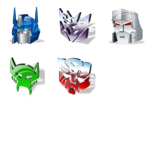 Transformers icon sets preview