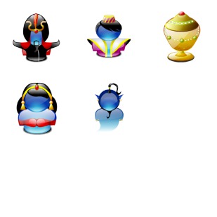 Aladdin Lumina icon sets preview