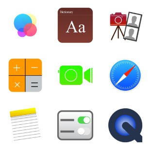 Unnecessarily Flat v2.4 - set icon sets preview