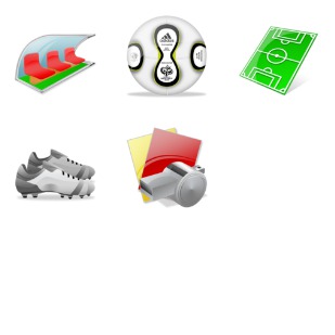 Soccer icon sets preview