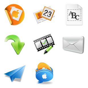 Mac Office icon sets preview