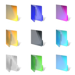 Vista Folder Colors icon sets preview