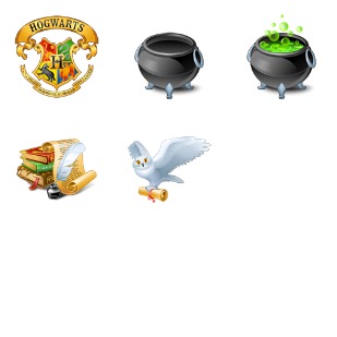 Harry Potter icon sets preview