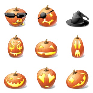 Vista Halloween icon sets preview