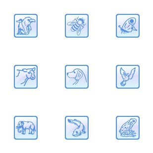 Animal Desktop icon sets preview