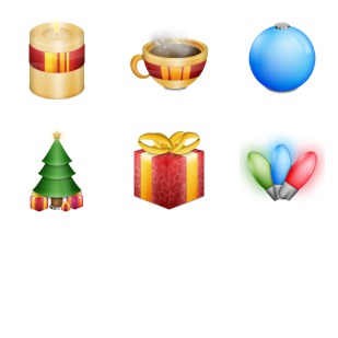 Festive icon sets preview