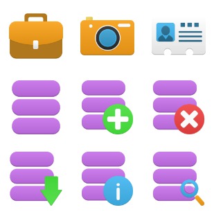 Flatastic 2 icon sets preview