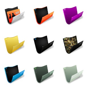 Cryonic Folder icon sets preview