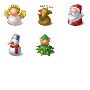 Xmas Buddy icon sets preview