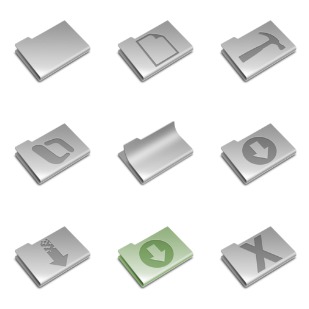 Pry Etched Aluminium icon sets preview