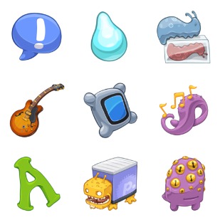 Somatic Rebirth Apps icon sets preview