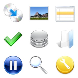 Crystal Clear Actions icon sets preview