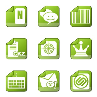 sticky android pack icon sets preview