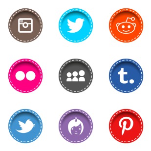 social media icon sets preview