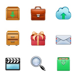 Business icon sets preview