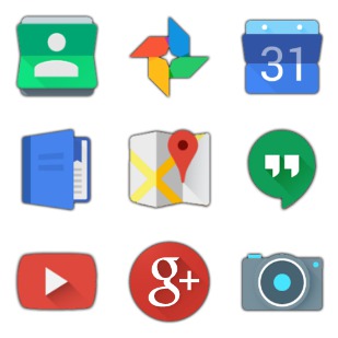 Possible Android 4.5 icon sets preview