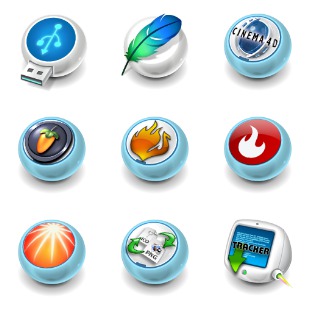 Rounded icon sets preview