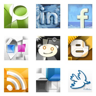 Picasso Social Media icon sets preview