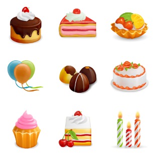 Yummy icon sets preview