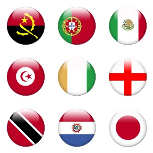 WORLD CUP FLAGS icon sets preview