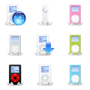 iPods icon sets preview