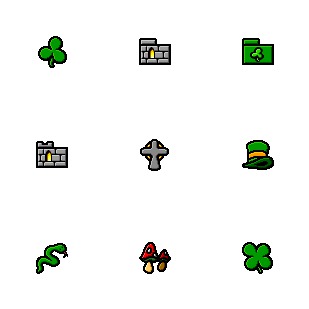 St. Patty's Kidcons icon sets preview