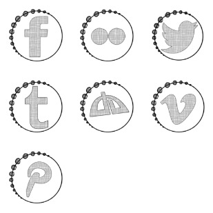 Social Media Pack 6 icon sets preview