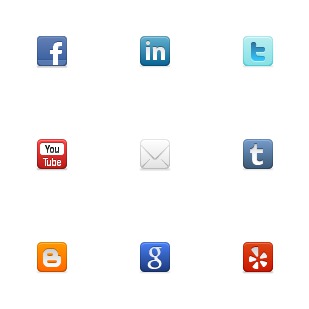 Social Networking icon sets preview