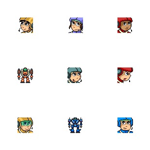 Robot Boys & Mecha Girls icon sets preview