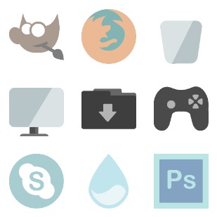 Malismus flat Pack icon sets preview